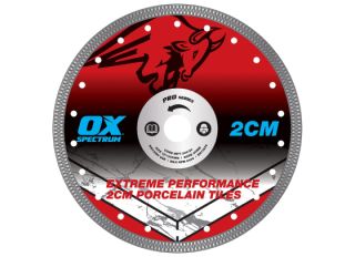 Ox Pro 2CM Porcelain Cutting Blade 300x20mm